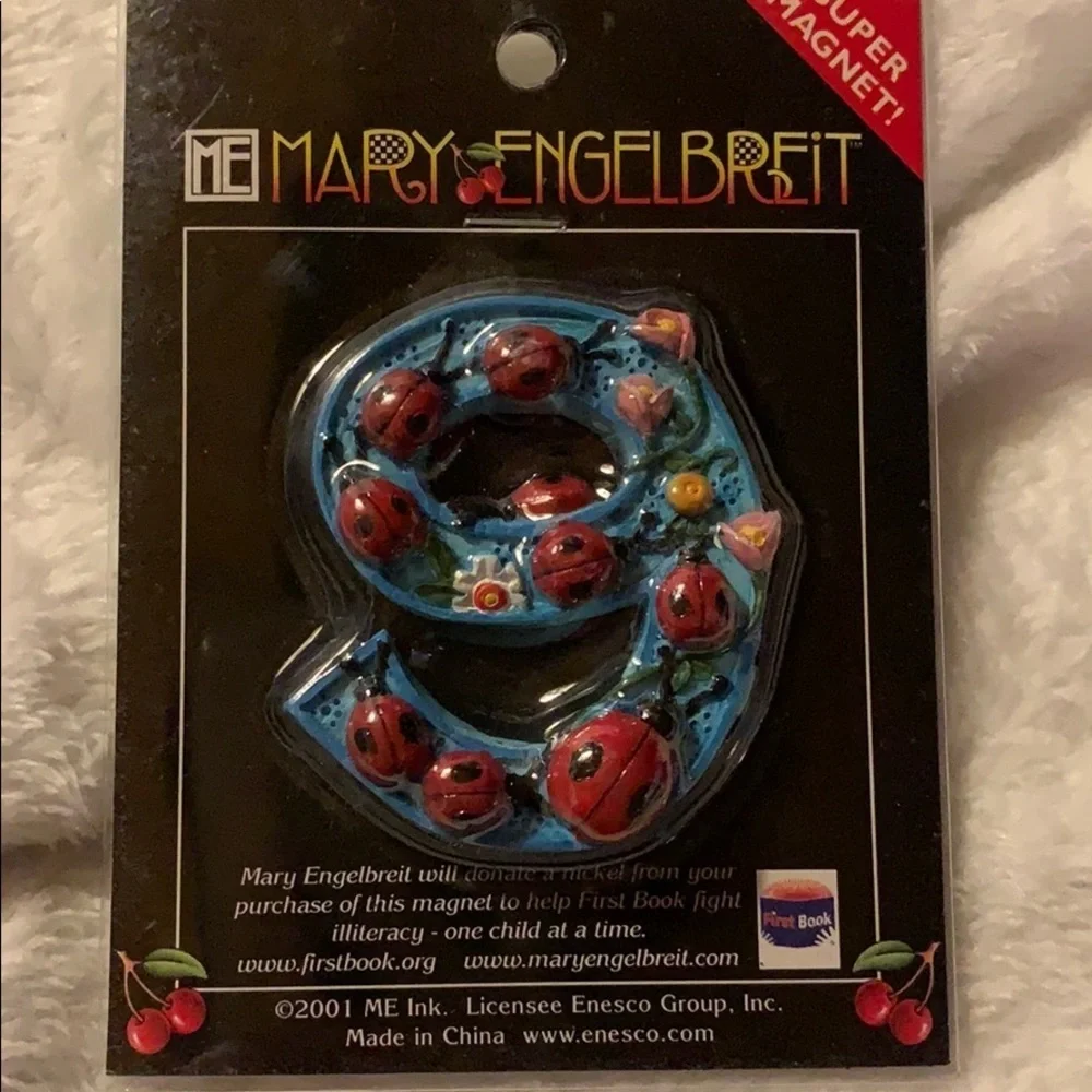 Mary Engelbreit Enseco Super Magnet #9 (Nine)